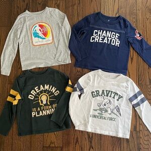 GAP long sleeve cotton tees size XS